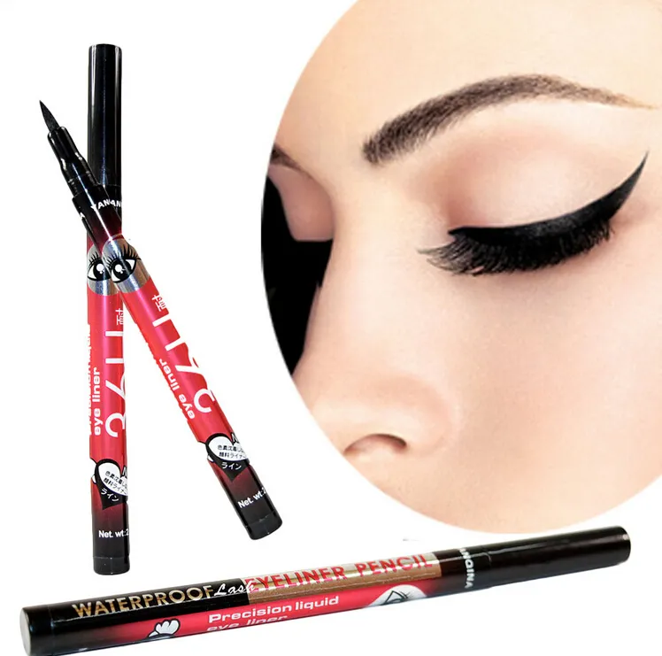 YANQINA 36H Vattentät svart eyeliner Makeup Black Eyeliner Waterproof Liquid Make Up Beauty Comestics Eye Liner Pencil Brand New9024661
