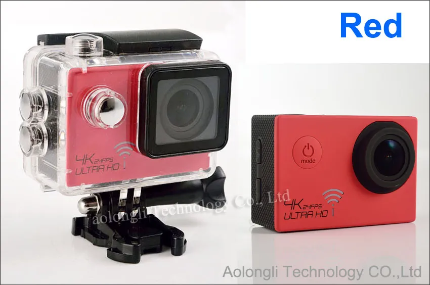 Ultra HD 4K Waterproof Camera 24fps SJ8000 WiFi Sport Action Camera 1080P/60fps 2.0 LCD 170D Lens Helmet Cam mini Camcorder DVR