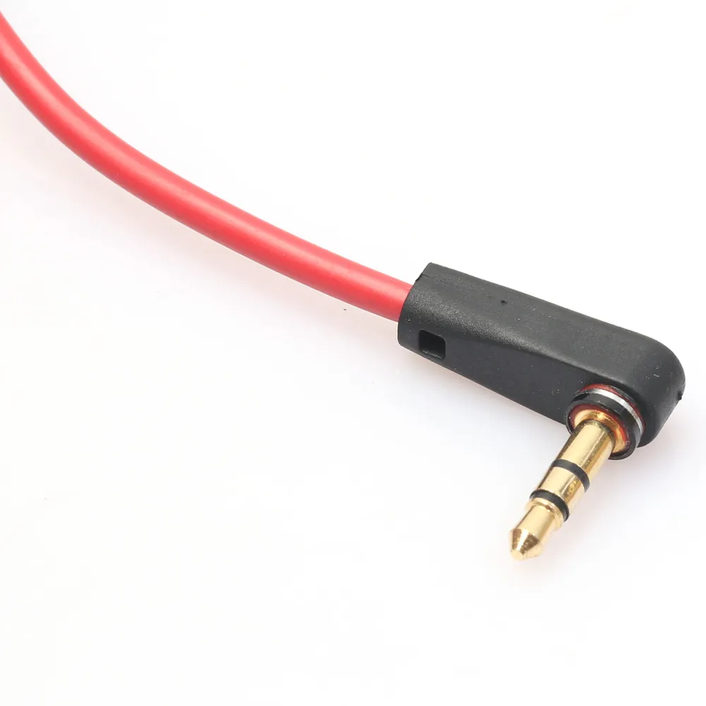 1,2 m langes 3,5-mm-Stecker-auf-Stecker-L-Stecker-Stereo-AUX-Audiokabel für Studio Solo-Kopfhörer-Handy