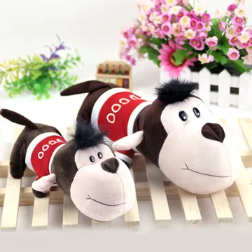 Lovely Cartoon Plush Toy, Creative Stuffed Animal Toy, Cute Dog, Donkey and Monkey for Wedding, Birthday Gifts, Claw Machine, Car Decoration