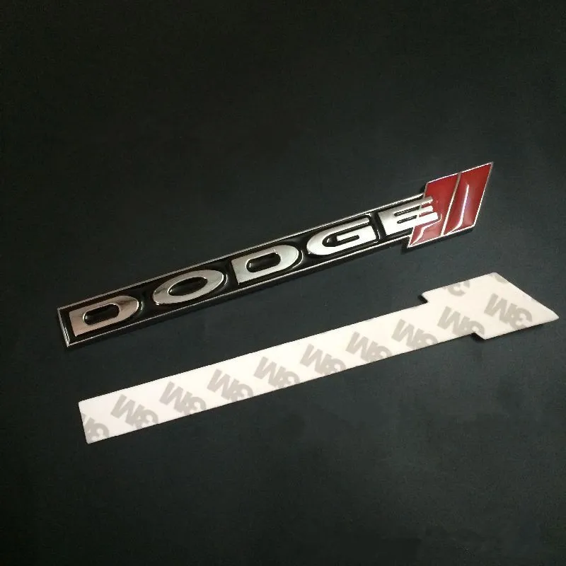 3M Tape Metal Chrome Badge Emblem Emblema For Dodge Ram Car Bar Sticker