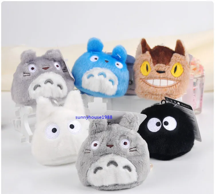 Peluche dessin animé mon voisin Totoro peluche poupée cartable accessoires  pendentif