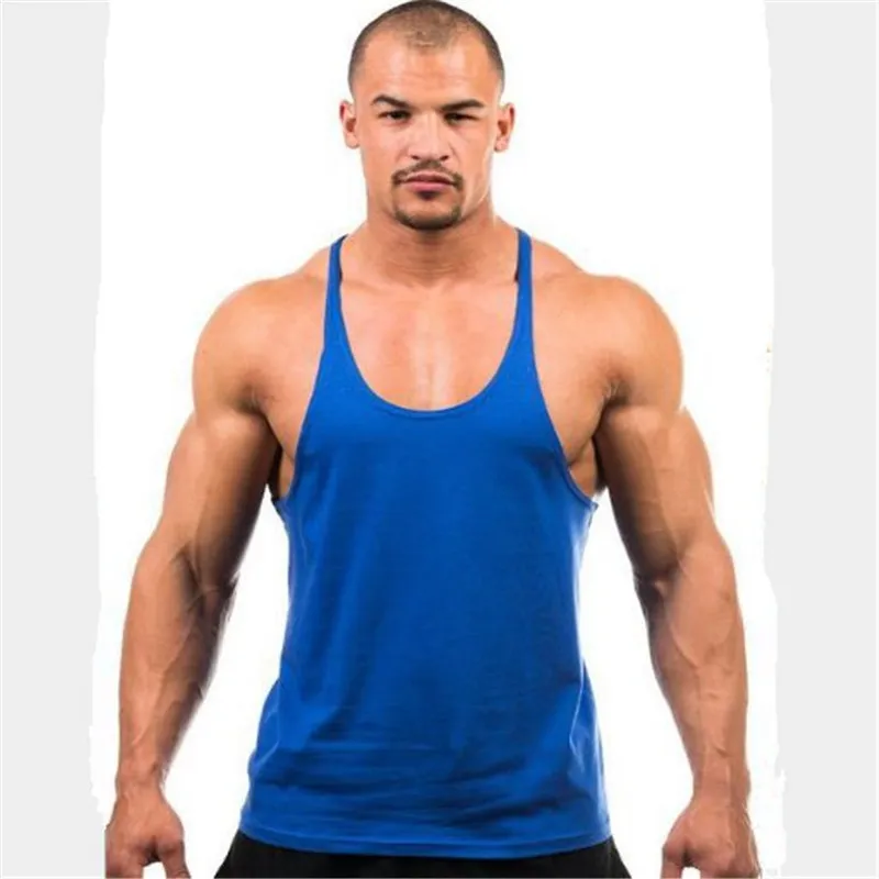 Ny Ankomst Män Tank Topp Gym Tank Toppar För Män Fitness Gym Tank Top Shirt Men Gym Vest Out310