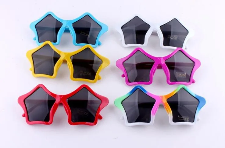 Candy Kids Star Shape Sunglasses Sun Style Festa vintage Sunglasses para crianças lot 7912892