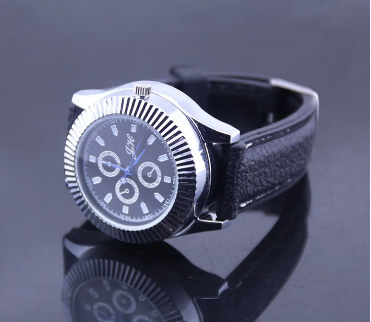 USB Lighters Watch Men Quartz Watches Rechargeable Cigarette Lighter USB Fashion Watches watch lighter USB lighter