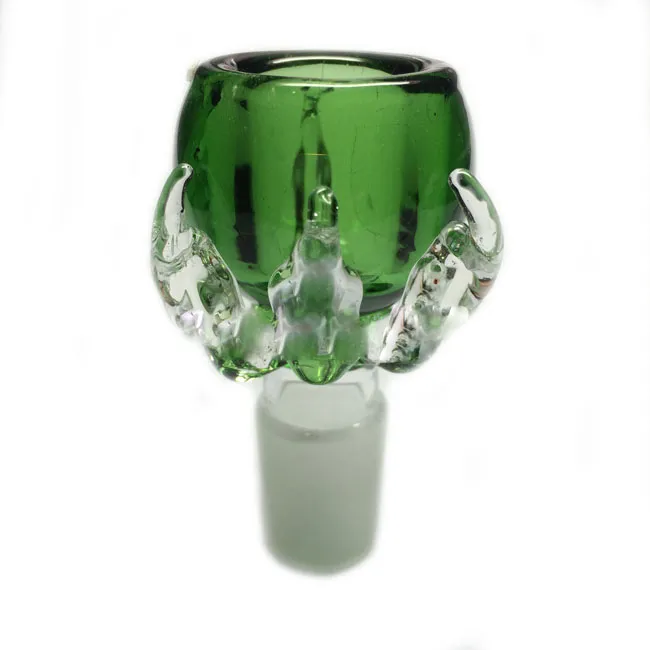 5 stks Dikke Dragon Claw Mannelijke Joint 14 MM 18 MM Glaskommen voor Bong Glas Bongs Waterleidingen Glas Oliereilen Bongs