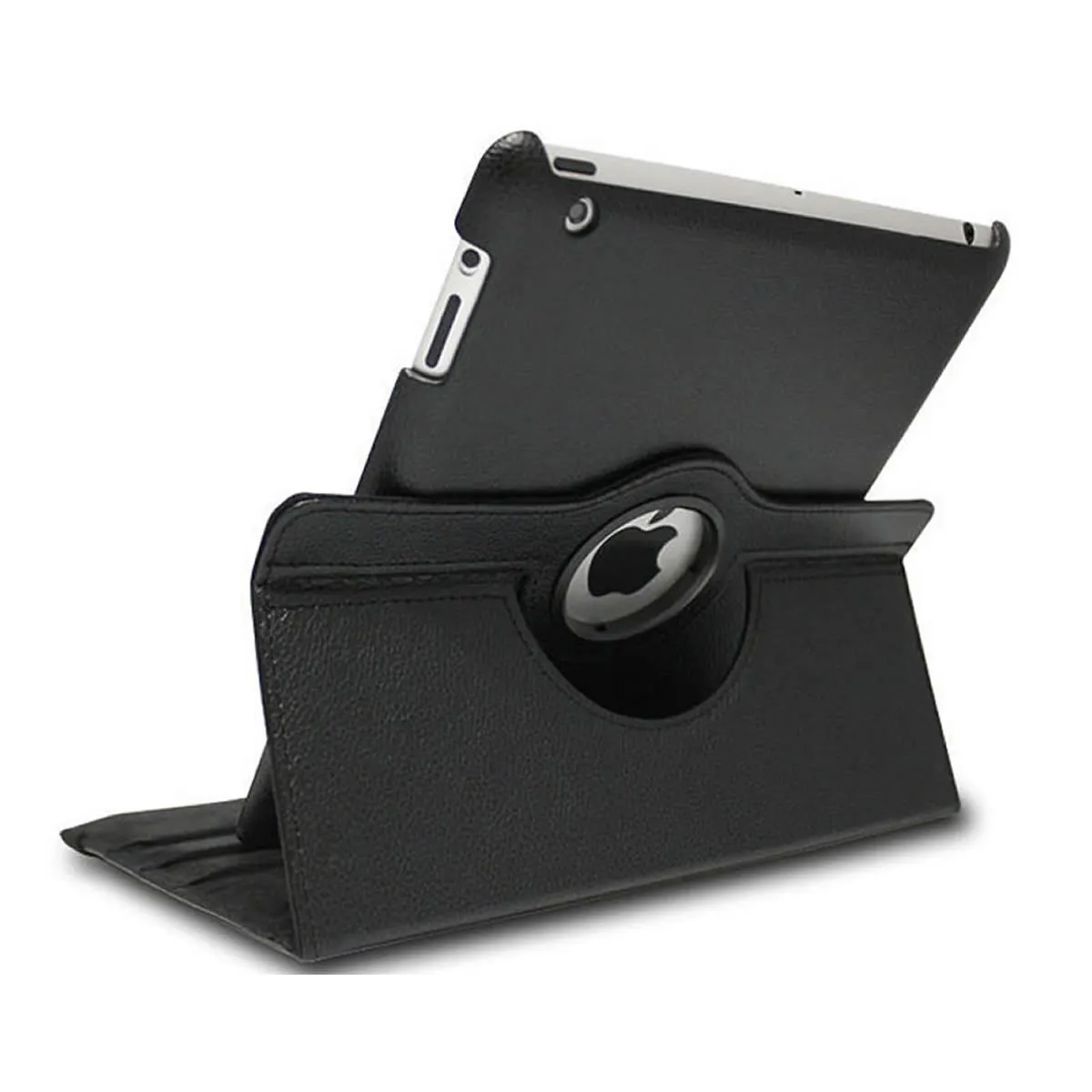 360 graden roterende roterende PU lederen tas Smart Cover Case Stand voor iPad 2 3 4 Air Mini Geen pakket
