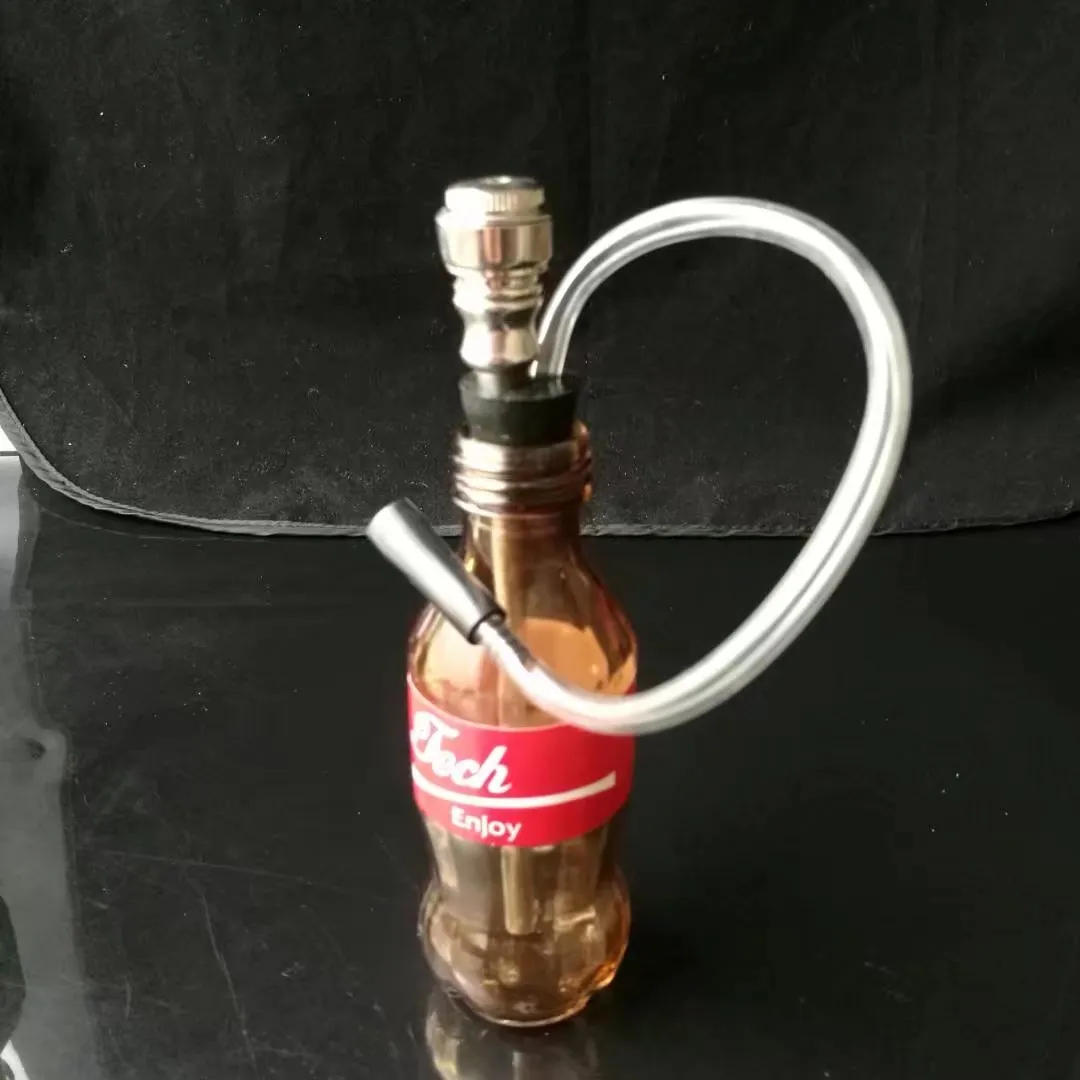 The New Sprite Cola Hookah, Wholesale Glass Pipe Oil Burner Glass Tube Water Pipe Oil Rig Smoke 