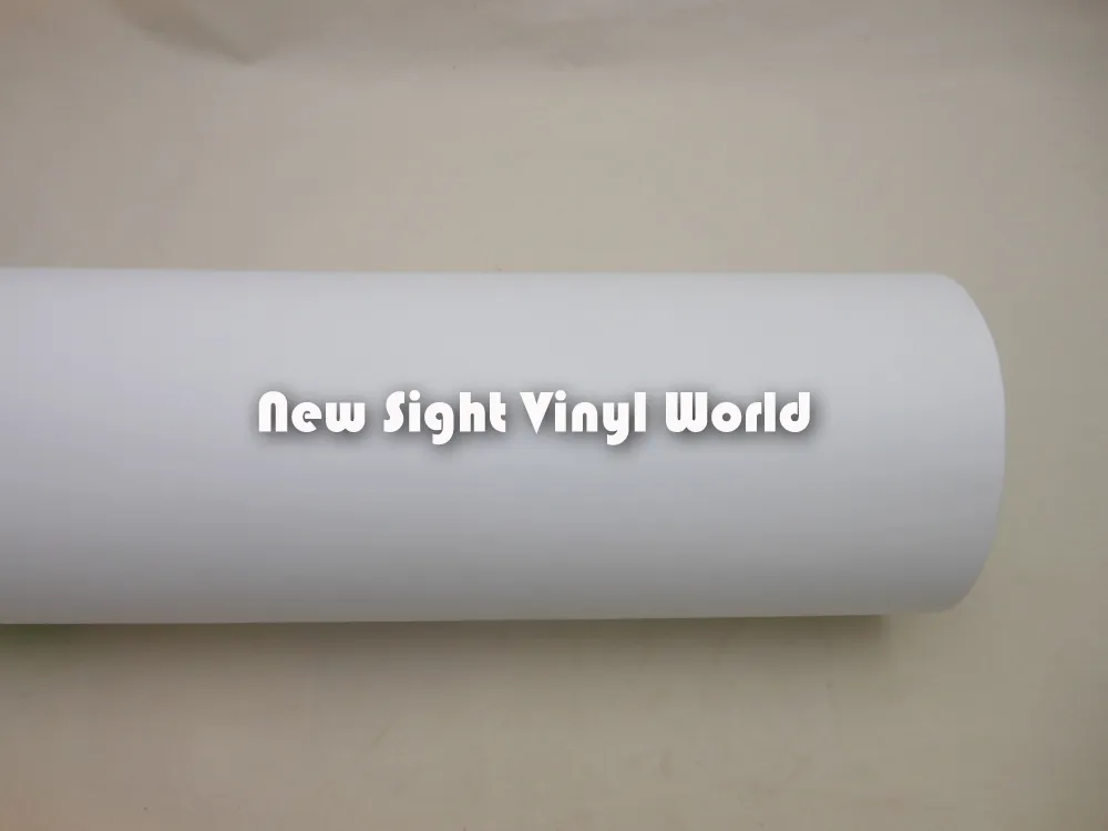 High Quality Matte White Vinyl Matt Wrap Film Air Bubble For Car Stickers Size 15230mRoll4615491