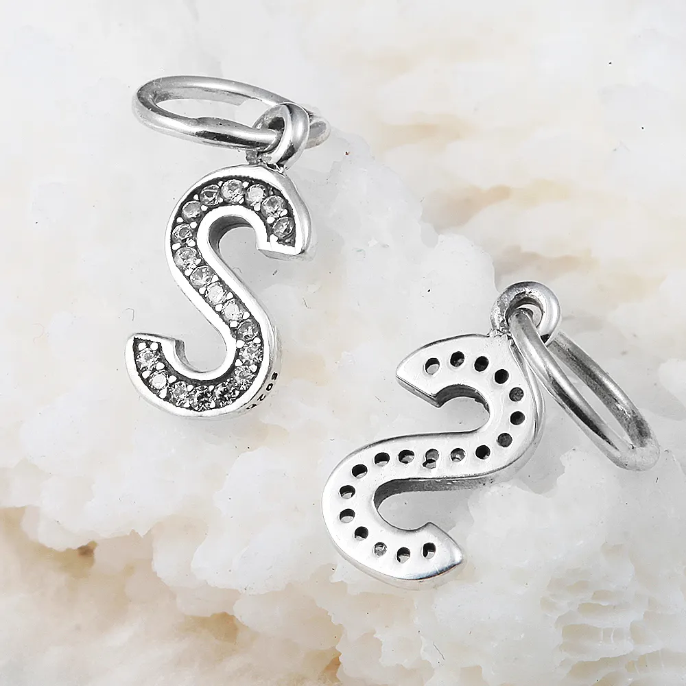 Pandora letter earrings discount