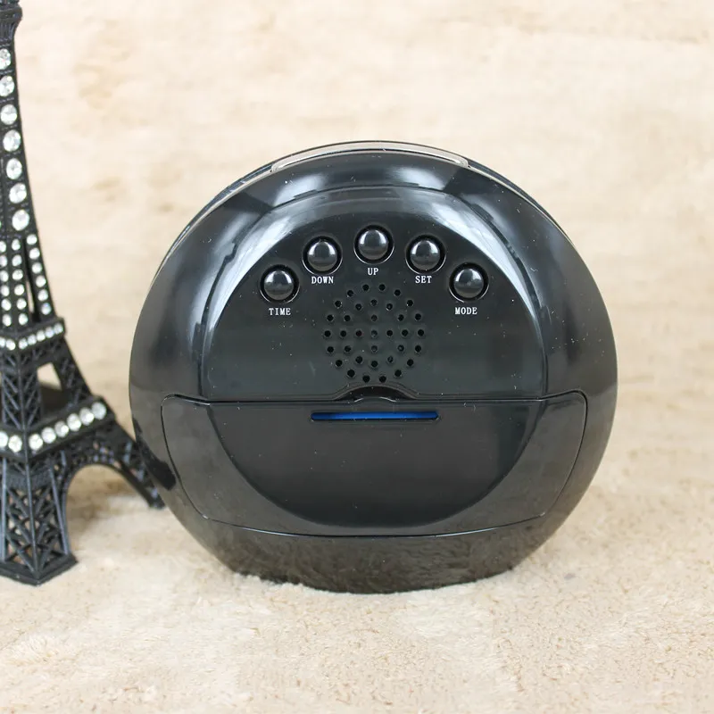 Clock Camera Mirror Alarm Clock Hidden Camera Motion Detection Home