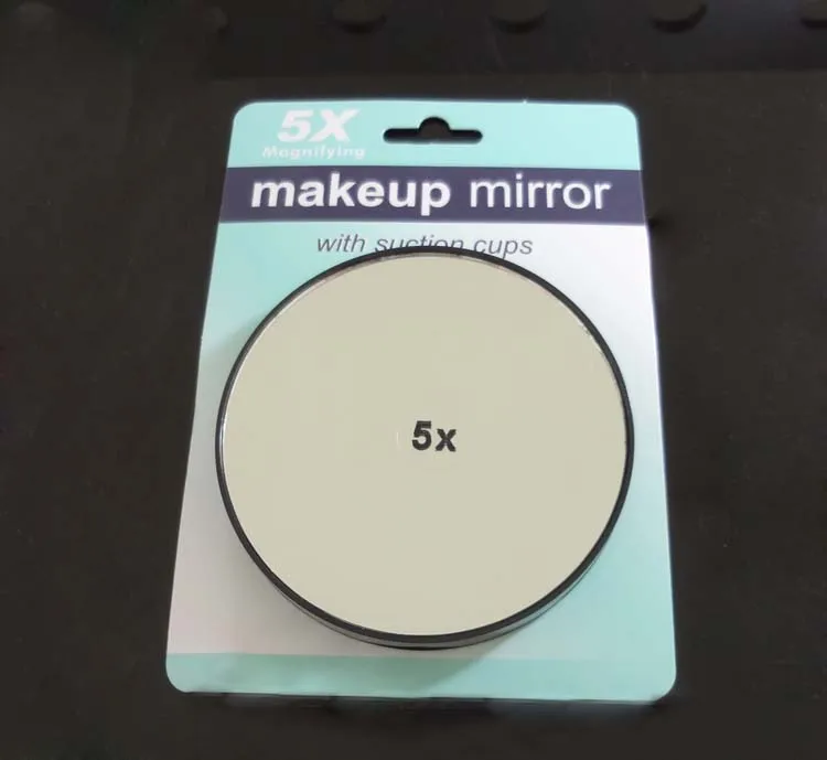 15X, 10X, 5X 3X Miroir grossissant Maquillage Ventouse Soins du visage Compact cosmétiques Shave Voyage LIVRAISON GRATUITE