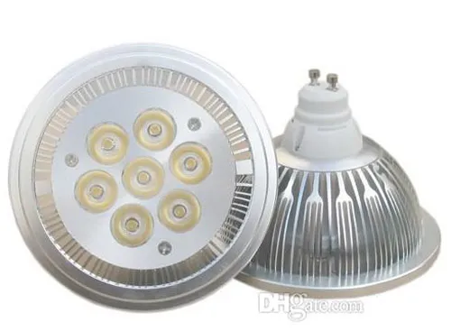 DHL High Power LED-lamp 21 W 27W DIMBARE AR111 E27 G53 GU10 LED-verlichting Bulb Spotlight AC 85-265V LED-DOWN Lights