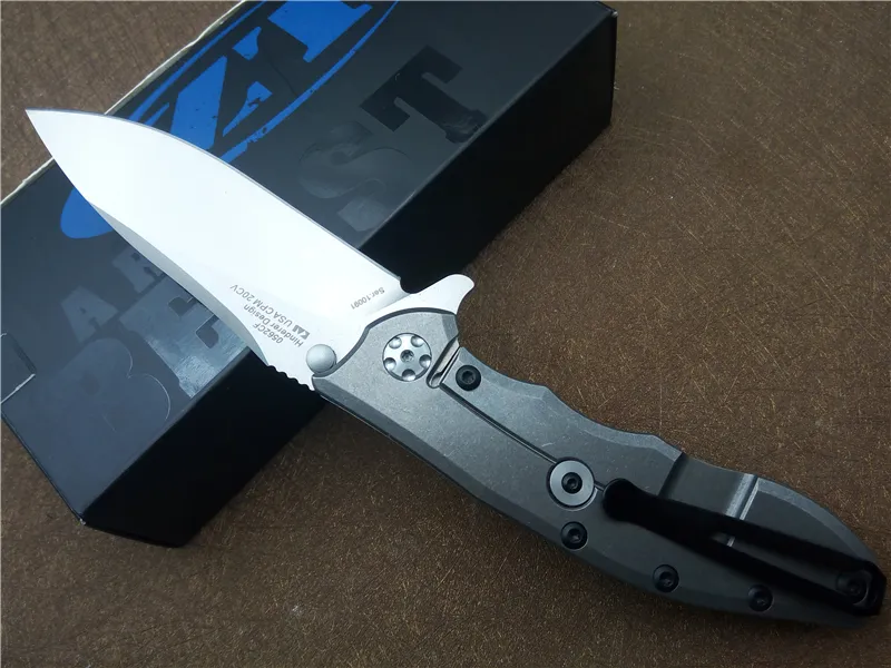 ZERO TOLERANCE 0562CF ZT0456 Folding Knife Ball Bearing Flipper EDC Knives Carbon Fiber Handle D2 Blade Outdoor Camping Knife