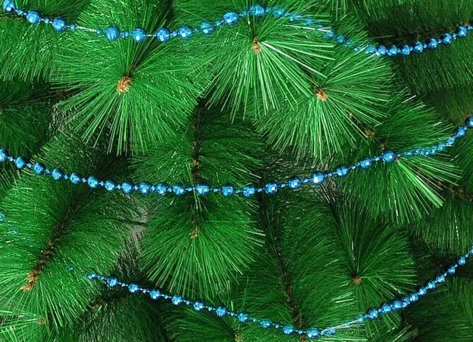 2.7Meters 1cm Ball Beads chain Suspension ornament Strap Garland Christmas Tree Holiday Venue Decoration