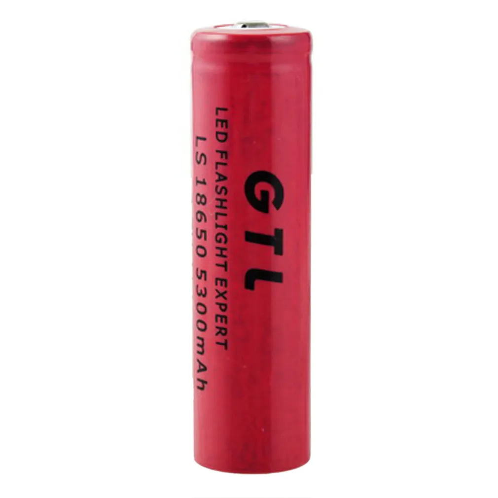 Новый 100% GTL батареи 18650 5300mAh 3.7V перезаряжаемые е батарея лития Бесплатная доставка