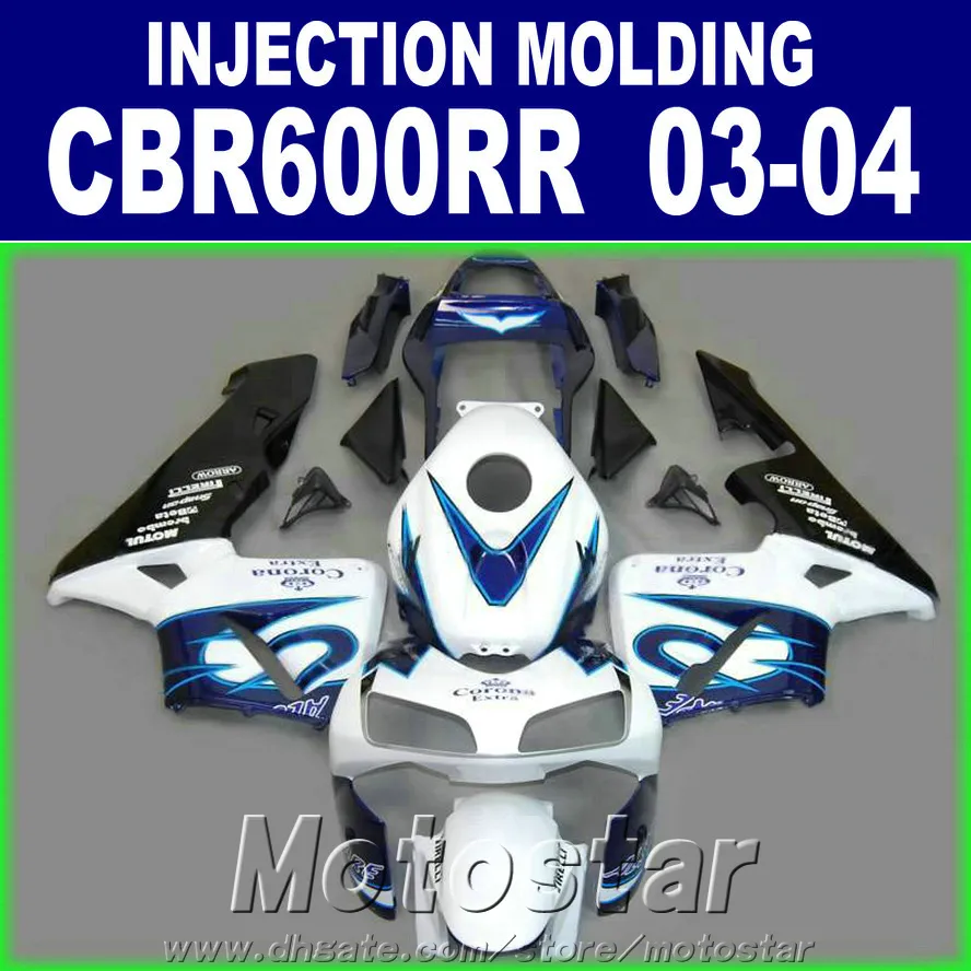 Customize Injection Molding for HONDA CBR 600RR fairing 2003 2004 fit 03 04 cbr600rr custom fairing Z6BF