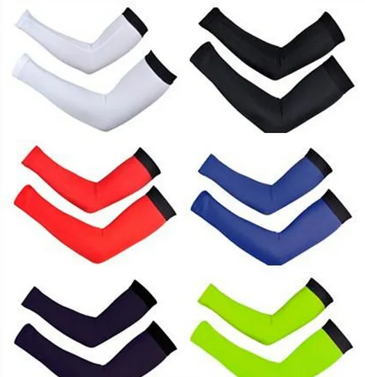 Solid color Arm Sleeve simple style Bike MTB Cycling Arm Warmers UV Protection Cycl Oversleeve Armwarmer Sleeves Riding