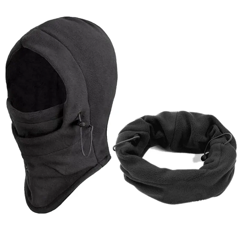 Großhandels-Winter-windundurchlässige Radfahrengesichtsmaske, Balaclava-thermischer Fleece-Schal, Fahrrad-Radfahrenwanderkappen, Snowboard-Ski-Haken-Halswärmer