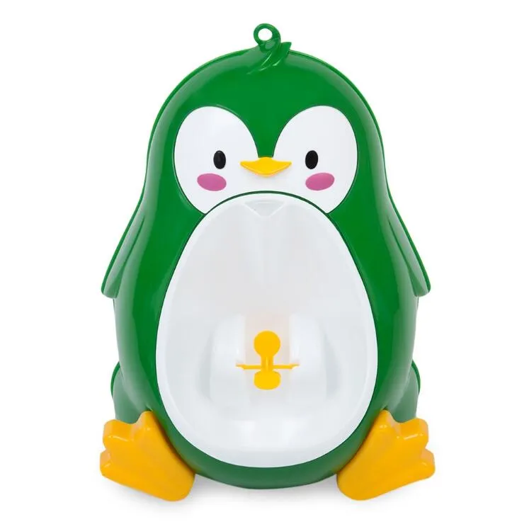 Baby Boys Standing Urinal Penguin Shape Wallmontered Urinal Toalettträning Barn står vertikalt urinal Potty Sug Cup4156105