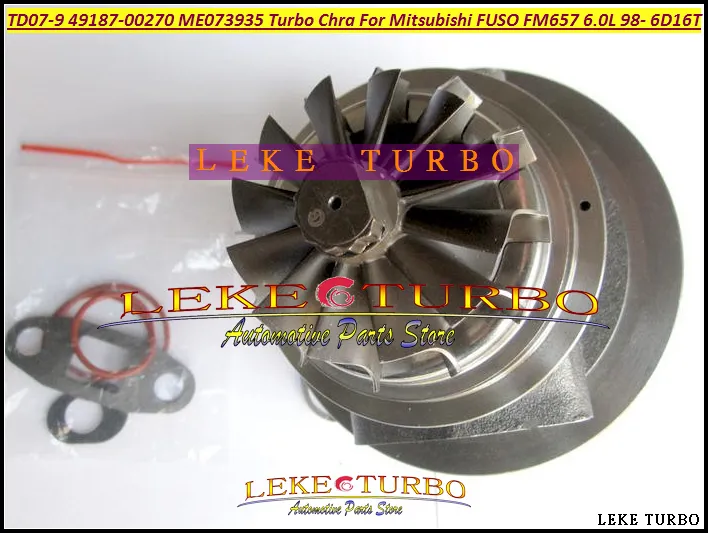 TD07-9 49187-00271 49187-00270 ME073935 Turbo Turbocharger Cartridge CHRA Core For Mitsubishi FUSO FM657 Truck 6.0L 1998- 6D16T 6D16 D