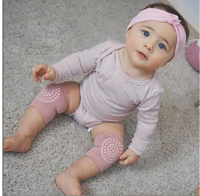 Baby Knee Protector Anti Slip Kniebeschermers Katoen Sokken Voor Pasgeborenen Baby Veiligheid Crawling Elleboog Kussen Beenwarmers Zuigeling Peuter Legging