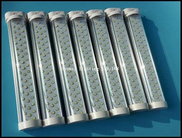 2G11 LED 22W LED 튜브 더블 사이드 삭 2G11 튜브 전구 12W 15W 18W 25WES SMD2835 LED 형광등 AC 85-265V UL DLC