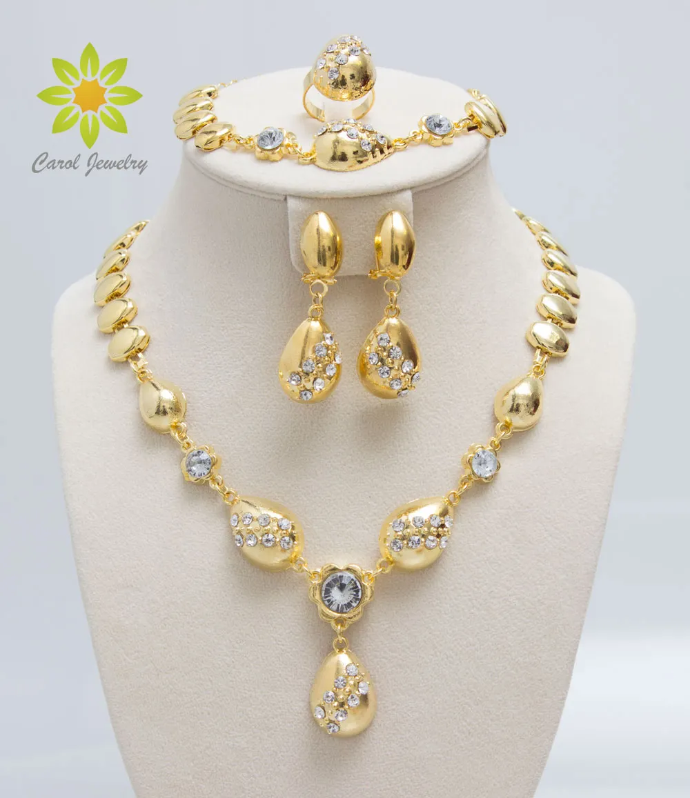 Ensembles de bijoux pour femmes, livraison gratuite, collier de perles africaines, collier, boucle d'oreille, Bracelet, bague, accessoires de fête Vintage