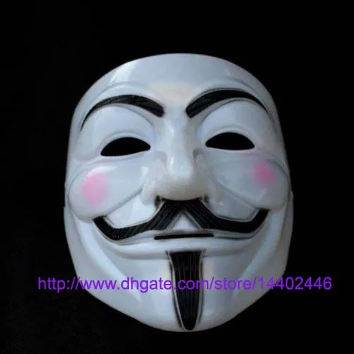 Guy Fawkes V Vendetta Team Pink Blood Scar Masquerade Masks Halloween