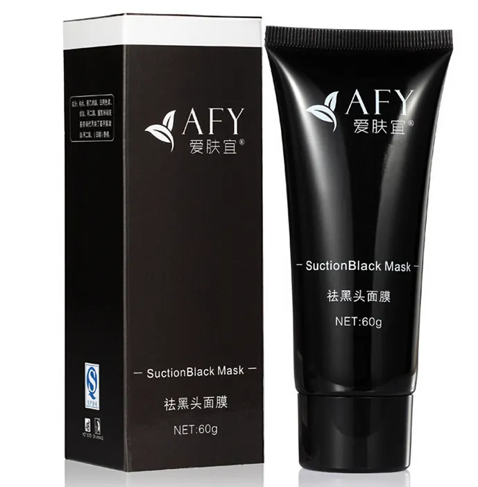 Hot Sale 100PCS AFY Blackhead Remover Deep Cleansing Purifying Peel Acne Treatment Mud Face Mask 60g DHL Free shipping