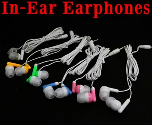 New colors In-Ear Earbuds earphone Headphone 3.5mm Earbud Earphone For MP3 Mp4 iphone4 iphone5/5S 3.5mm Audio,1000pcs Free DHL/Fedex