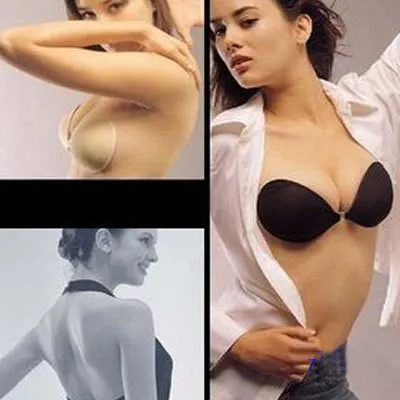 Soutien-gorge Push Up en Silicone pour femmes, entièrement Sexy, auto-adhésif, poitrine collante, sans bretelles, Bras254N