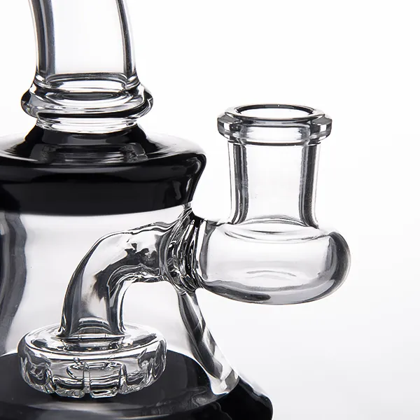 Glass banger hanger nail glass bongs Hookahs dab rigs rig beaker showerhead bubbler water pipes with high quality HQG033