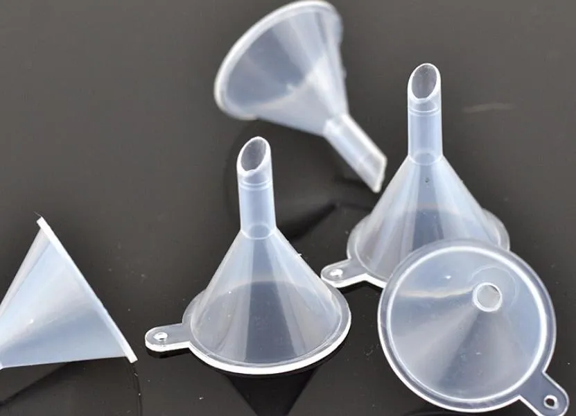 Embudo pequeño de plástico PP, herramienta cosmética respetuosa con el  medio ambiente, mini embudo de plástico
