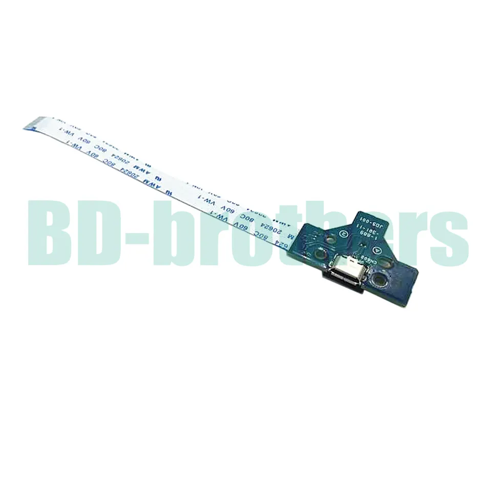 JDS-001 / JDS-011 ,12 pin / 14 pin PS4 USB Charging Port Connector Socket Circuit Board With Flexible Flat Cable PS4 GamePad 