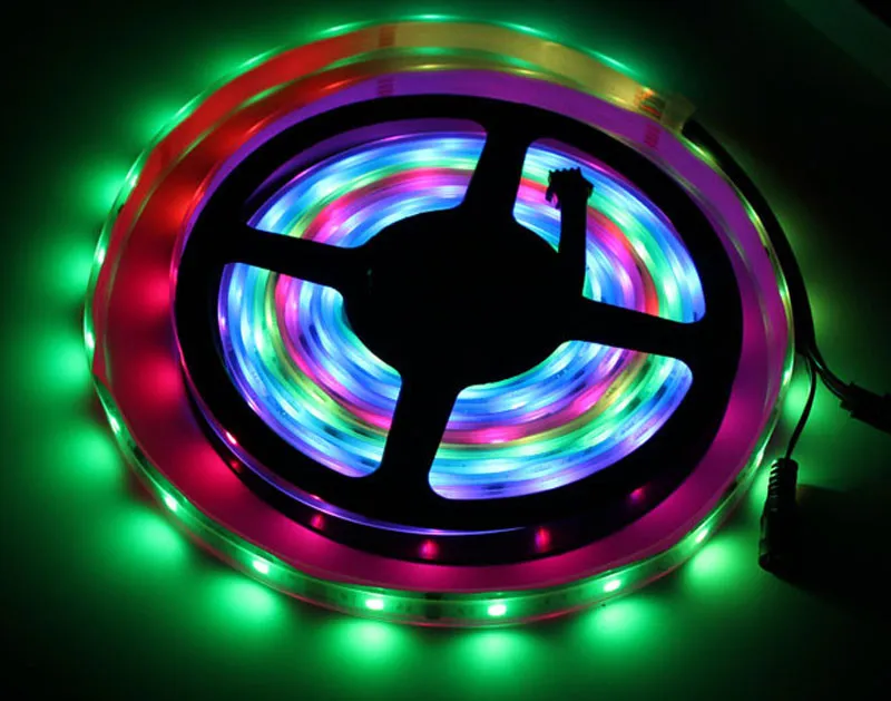 Magic LED Strip 5050 RGB SMD Intelligent Strip Light Dream Color 6803IC 150LED 5M waterproof 133 Program 