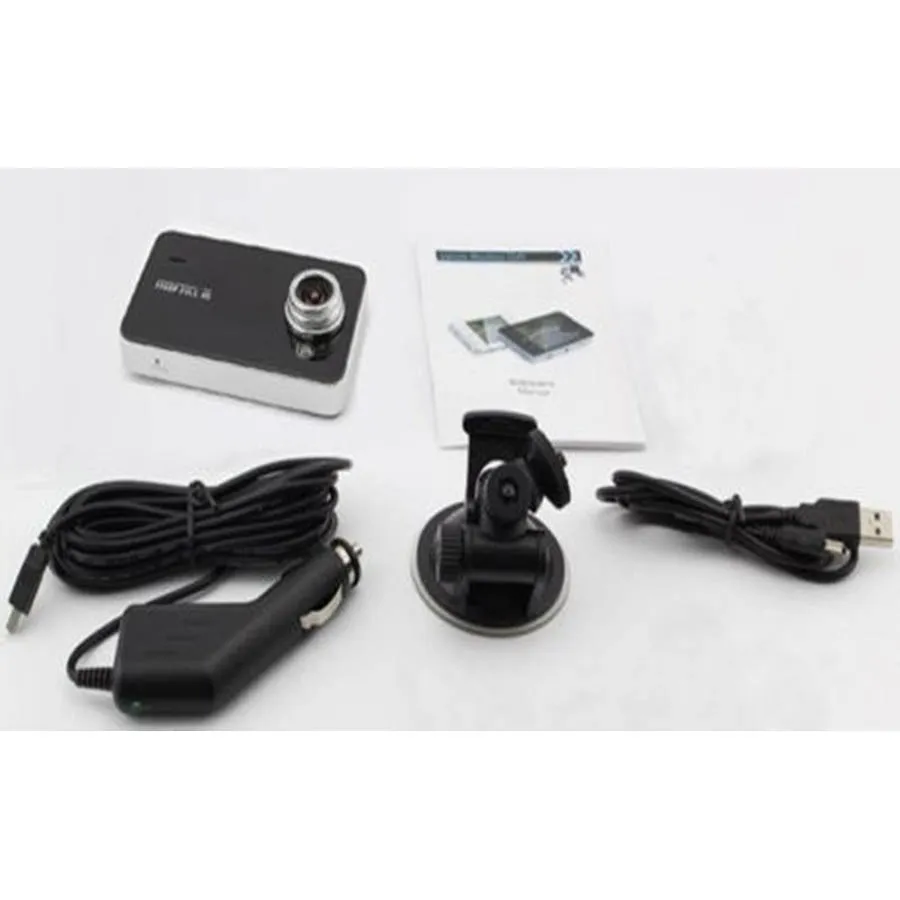 Car Cameras DVR Blackbox K6000 HD 720P 90 Stopni Kąt 2,4 cala TFT LCD Video Recorder Najlepsza jakość