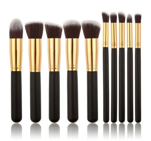 Makeup Brushes Professional Cosmetic Brush Kit Nylon Hair Wood Handle Eyeshadow Foundation Tools