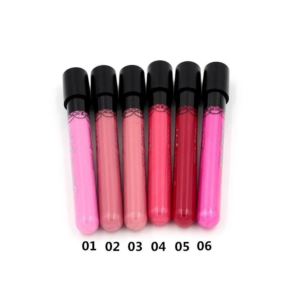 Mat Lipgloss Dudak Cam Dudak Tonu 12 adet 38 renkler Dudak Pigment Su Geçirmez Dudak parlatıcısı Set 24 Saat Uzun Ömürlü 343 Net 0.155OZ