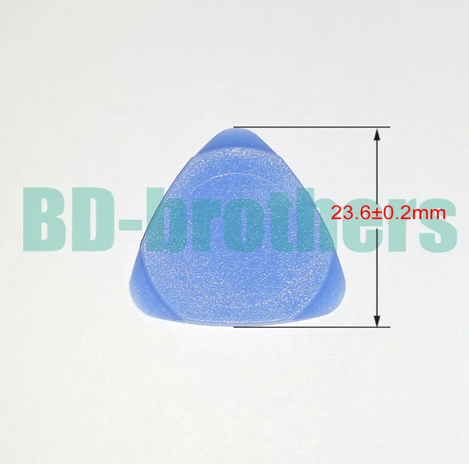 23.6mm Piccolo più spesso di plastica blu Trilaterale Pick Pry Tool Indiscreti Apertura Shell Kit di strumenti di riparazione Triangolare per telefono Tablet PC 1000 pz / lotto