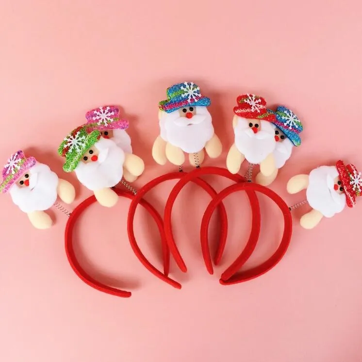 Christmas head hoop clasp hair band head band Christmas crafts head hoop party decoration CH01004