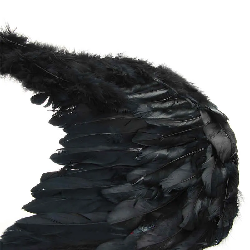 Cosplay Feather Angel Wings Elegancki Halloween Kostiumy Party Dostawy Białe Czarne Czerwone Kolory Perfect Dla Kobiet Boże Narodzenie Wenecka Masquerade