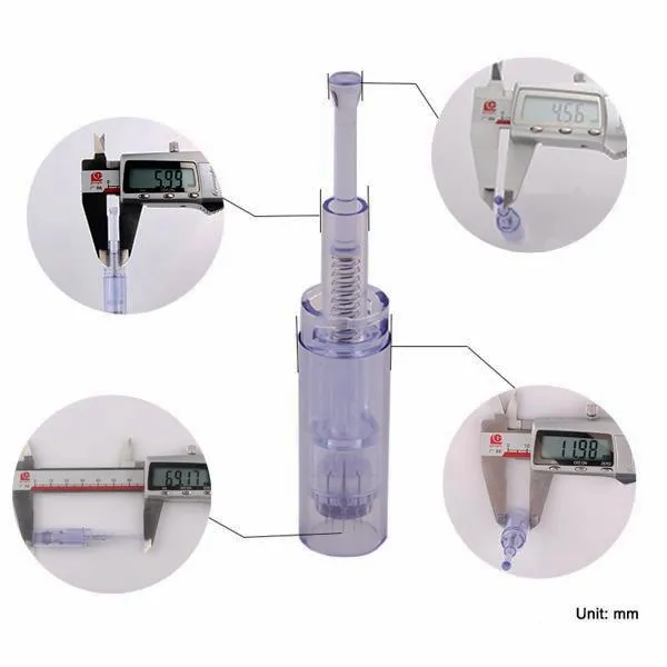 /lote 11 cartuchos de agulha dermapen 2, Goldpen, Microneedle Derma Cuidado de Microa