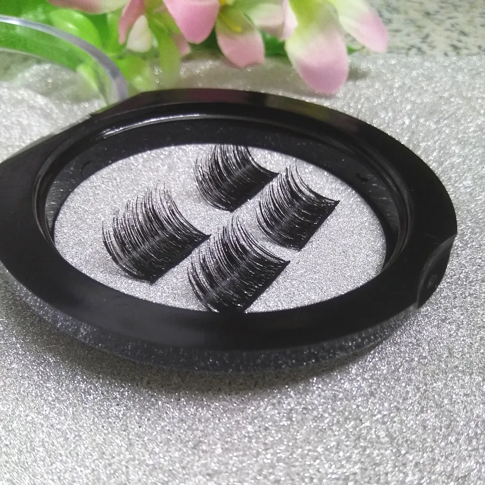 Handmade Magnetic Lash Magnet lashes With No gule magnet eyelashes lot Youcoolash1886574