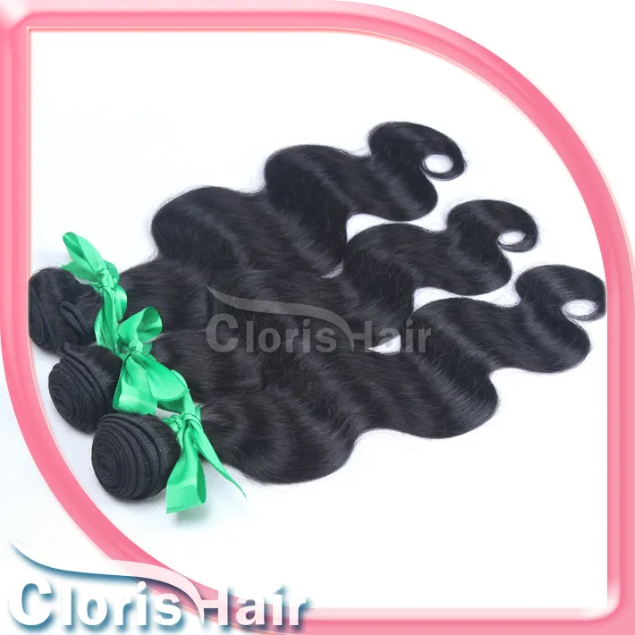 Cheveux vierges indiens crus 1 Bundle non transformés cheveux de vague de corps tisse pas cher humide et ondulé Remy Extensions de cheveux humains entier en ligne 3220914