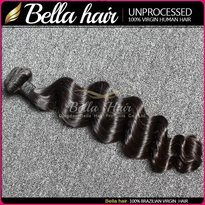 2 sztuk / partia Vierge Cheveux Malaisia ​​Loose Deep Wave Faliste Fryzje Waily Wątku Noire Naturel 8 ~ 34Pouces Livraison Gratuit