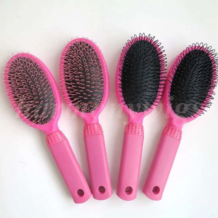 Extensões do cabelo Pente Loop Brushes para Extensões de Cabelo Humano Perucas Loop Brushes em Ferramentas de Escovas de maquiagem cor Rosa grande tamanho