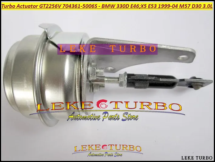 Turbocompresseur Turbo Wastegate Actionneur GT2256V 704361-5006S 704361-0005 704361 pour BMW 330D E46; X5 E53 1999-2004 M57 D30 3.0L 184HP