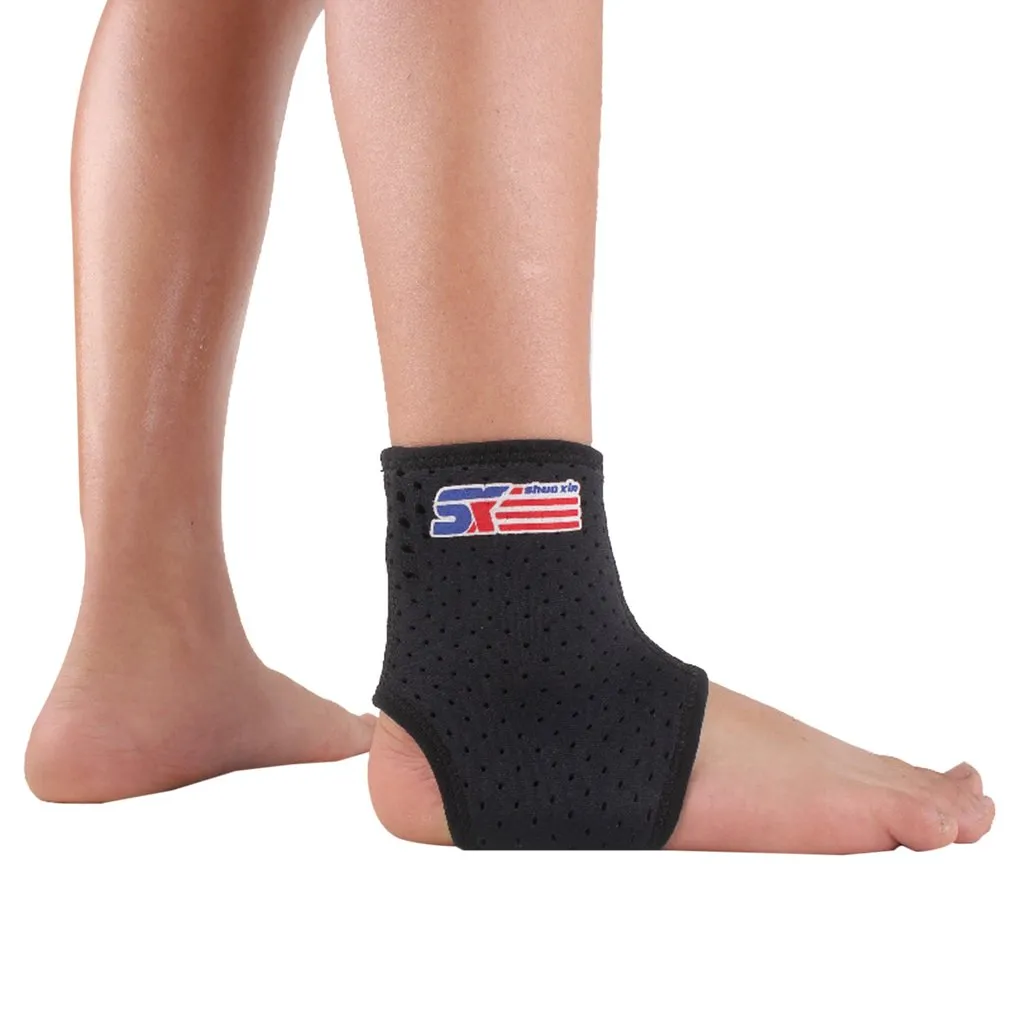 Sports Basketball Elastic Ankle Foot Brace Support Strap Wrap Belt
