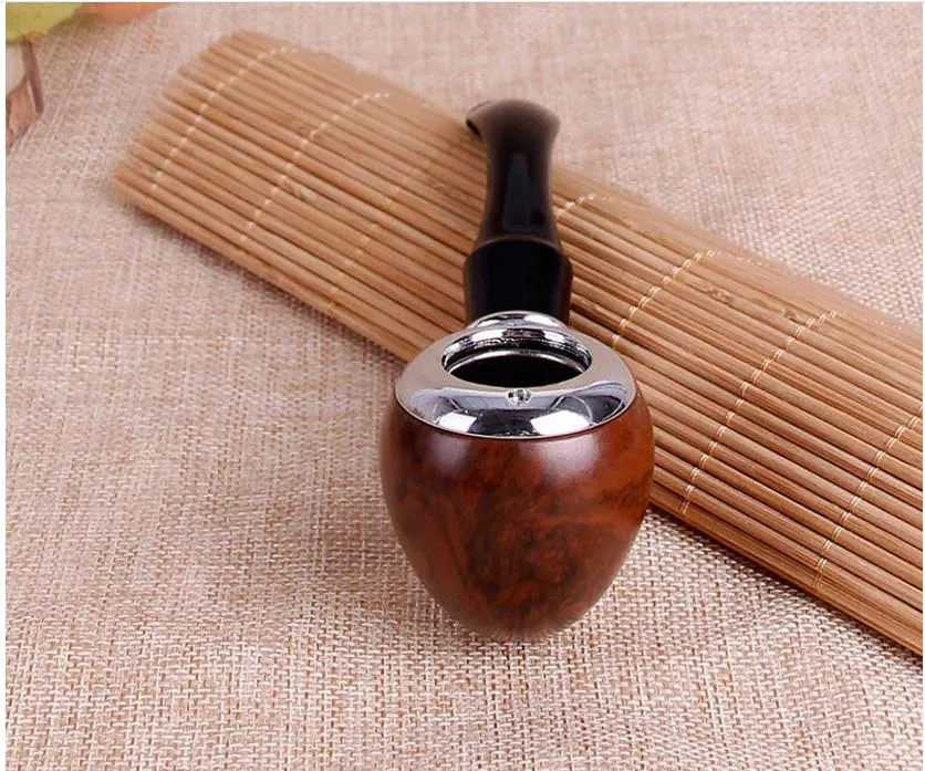 Resin Bakelite Pipe New Curved Hammer Creative Filter Pipe Vintage Portable Men's Bucket